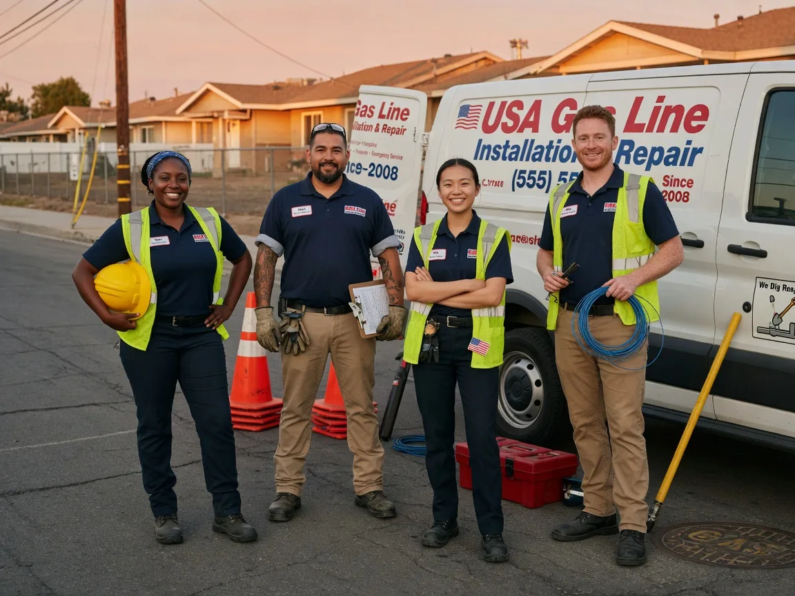 Gas Line Installation company in Bogata, TX